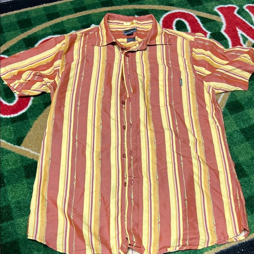 Men's Oakley Button Up Vintage Shirt Casual Large Y2K Design